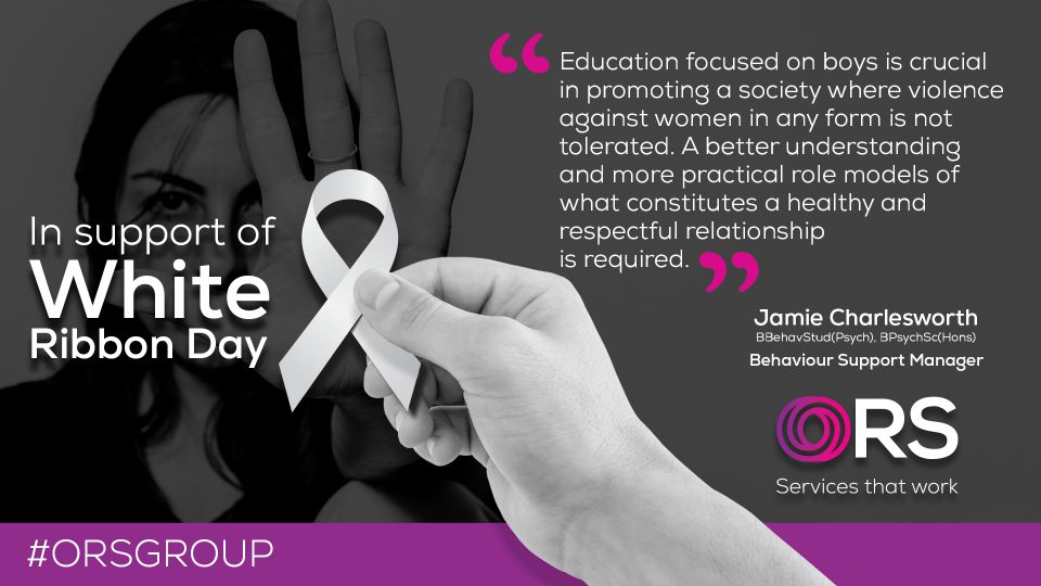 Blog: White Ribbon Day, The Role of Men and the Narrative of Violence Towards Women by Jamie Charlesworth
